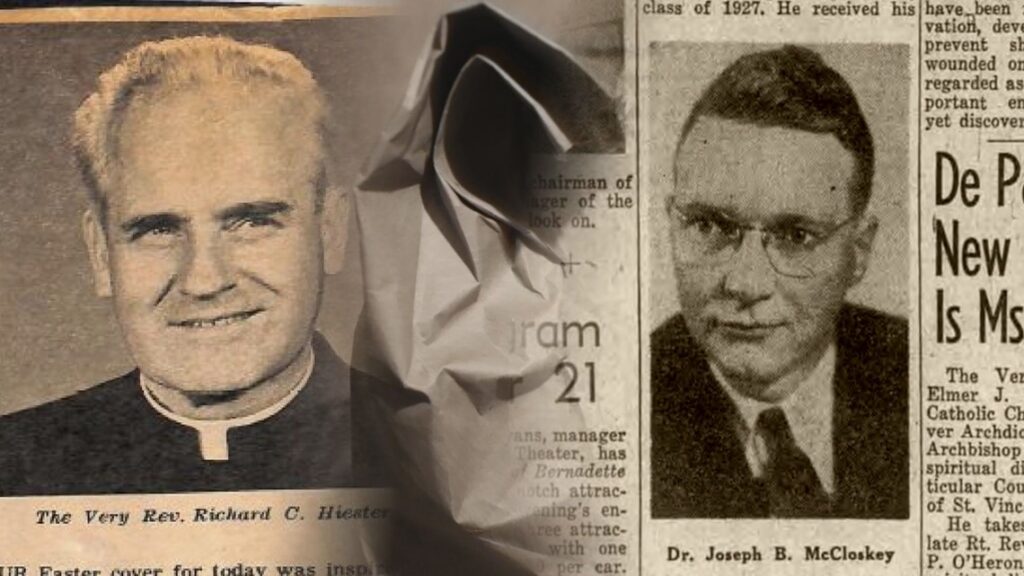 Rev. Richard Hiester (left) and Dr. Joseph McCloskey (right)