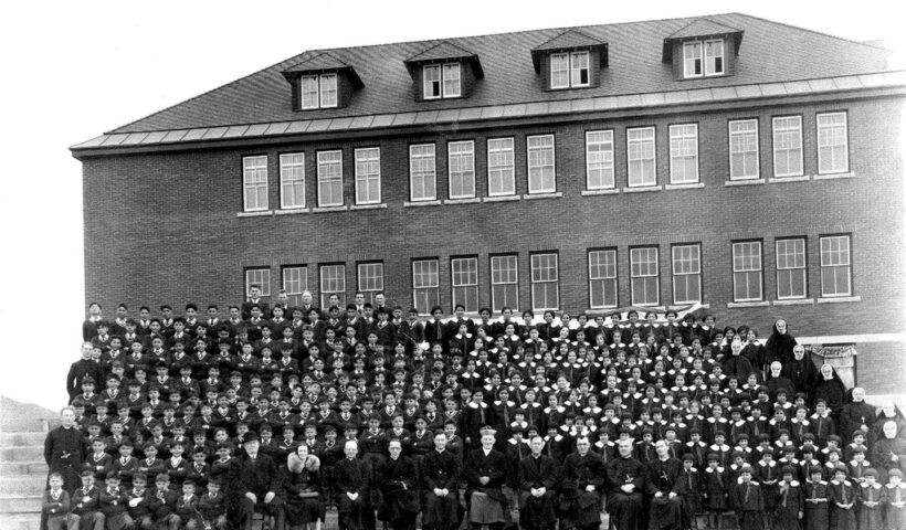 The Kamloops Indian Residential School in 1937.Credit...Archdiocese of Vancouver