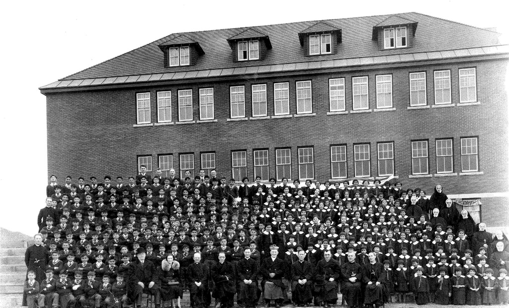 The Kamloops Indian Residential School in 1937.Credit...Archdiocese of Vancouver