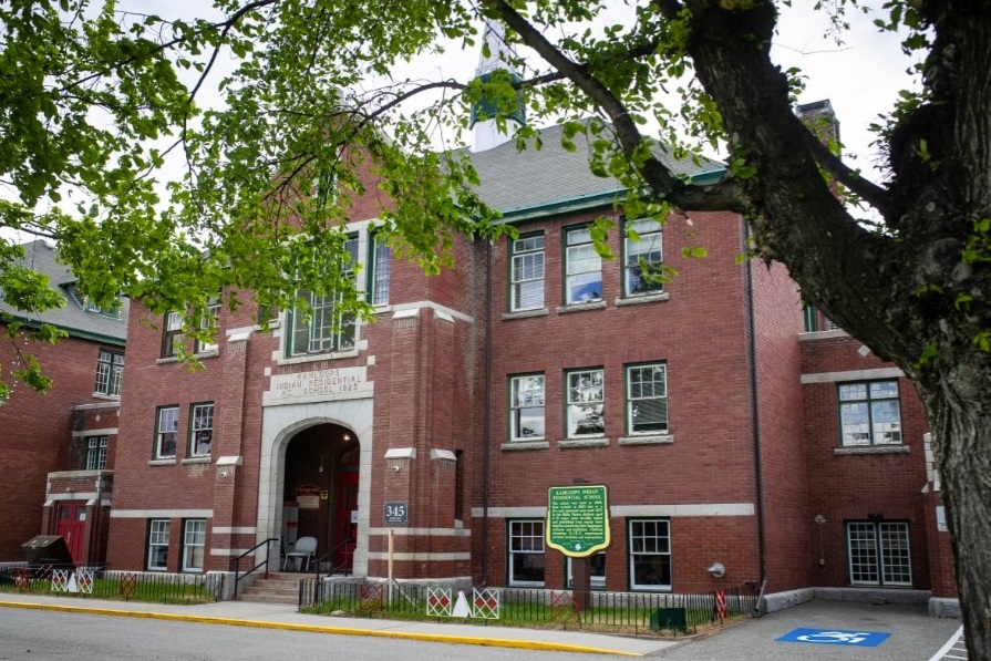 The remains of 215 children were found buried on the site of a former residential school in Kamloops, B.C., on Thursday. Indigenous leaders and experts are calling for the protection of sites like this to allow for further investigations. (Andrew Snucins / The Canadian Press)