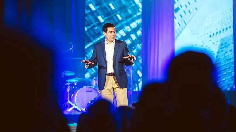 Russell Moore while president of the Southern Baptist Convention’s Ethics and Religious Liberty Commission. Photo courtesy of ERLC