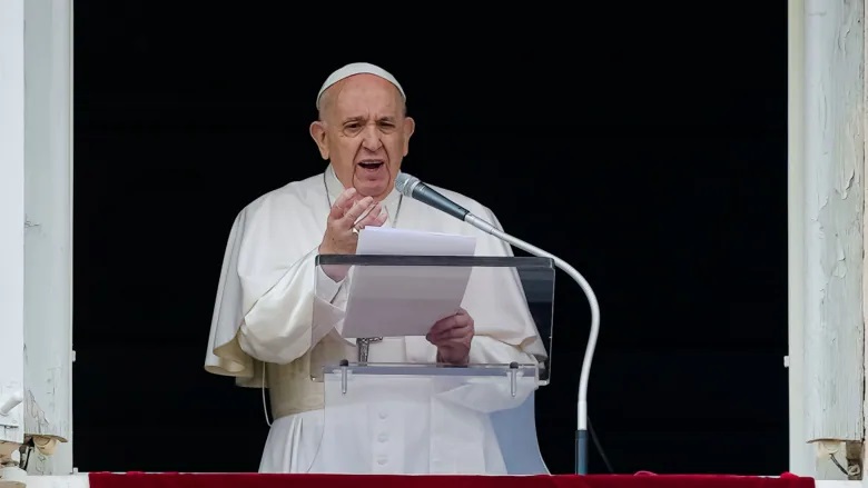 Pope Francis has expressed 'closeness to traumatized Canadians' over the discovery of what are believed to be the remains of an estimated 215 children buried on the grounds of a former Catholic-run residential school in Kamloops, B.C., but has not offered a formal apology for the church's role in operating many residential schools in Canada. (Domenico Stinellis/The Associated Press)