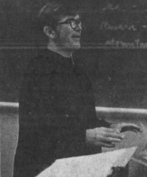 The Rev. Manus Duffy in 1975. File Photo.