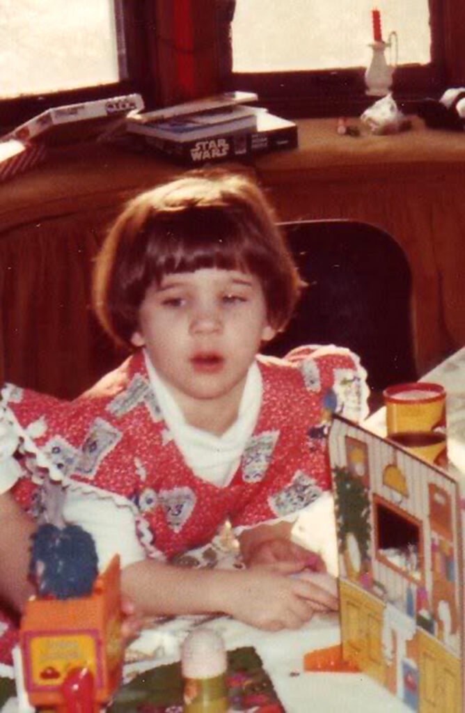 HANDOUT PHOTO: Rebecca Grundhofer when she was 3, in 1976. Grundhofer told The Washington Post she was molested as a child by an older boy when their families lived together in the People of Praise community. (Photo Courtesy of Rebecca Grundhofer)