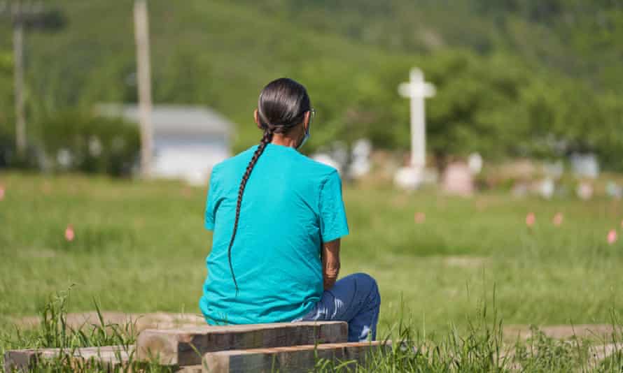 ‘“Wani Wacin,” my relative says to me. It’s a Lakota phrase that means: “I want to live.”’ Photograph: Geoff Robins / AFP / Getty Images