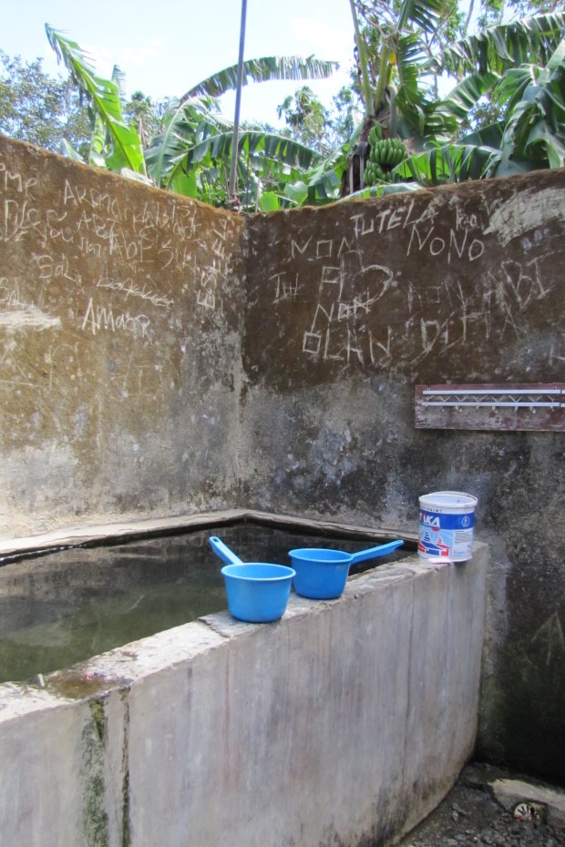 The bathing area at Topu Honis, where Daschbach would wash girls while nude. CREDIT:AP