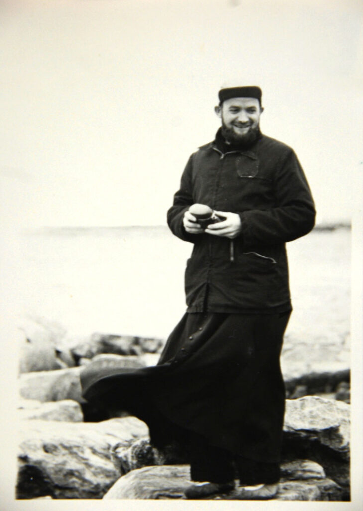 Father Joannes Rivoire, now in his early 90s and living in France, in an early, undated photo taken in Chesterfield Inlet. (Photo courtesy of Lieve Halsberghe)