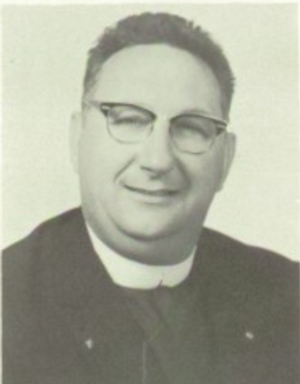 Yearbook photo of late Holy Cross religious brother Stanley Repucci CSC.