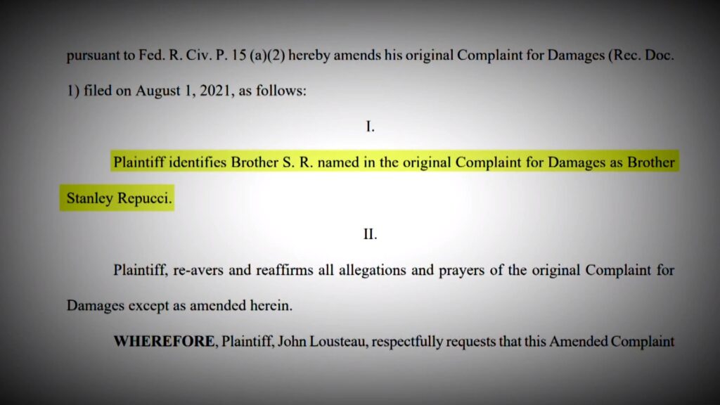 John Lousteau v. Congregation of Holy Cross Southern Province, Excerpt 2 of complaint
