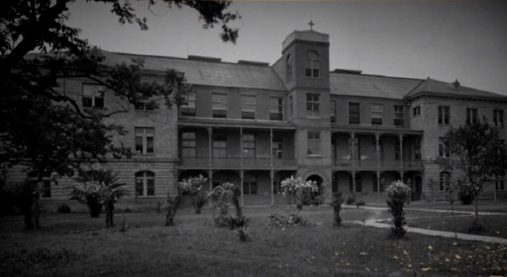 Old Holy Cross School, located at 4950 Dauphine Street in New Orleans.