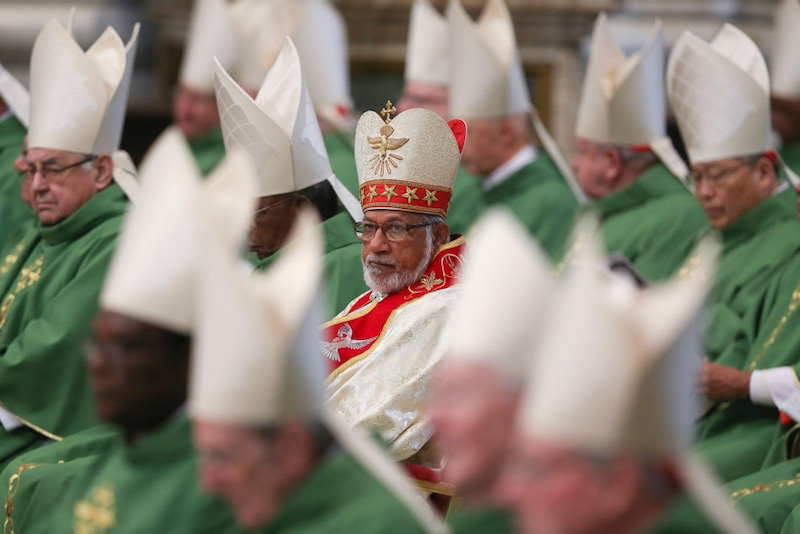 Cardinal George Alencherry attends a Mass celebrated by Pope Francis in St Peter's Basilica at the Vatican, February 15, 2015. Alessandro Bianchi/Reuters