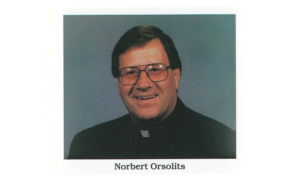 The Rev. Norbert F. Orsolits.  Buffalo Diocese's 1995 Priests' Pictorial Directory