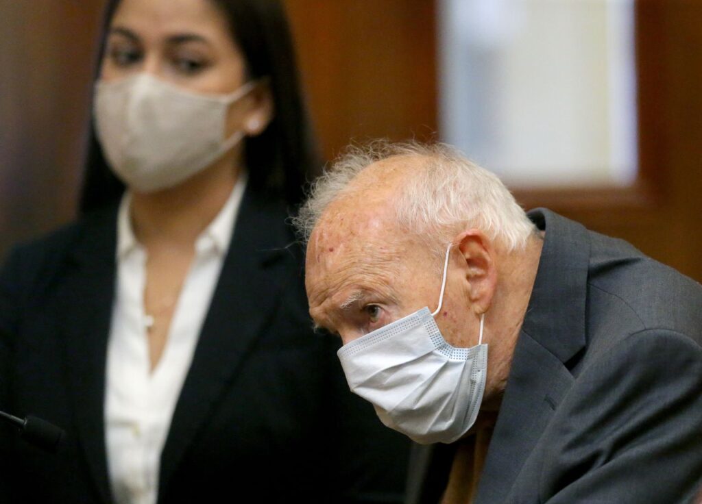 Arraignment at Dedham District Court of defrocked Cardinal Theodore McCarrick on Friday. David L. Ryan / Globe staff