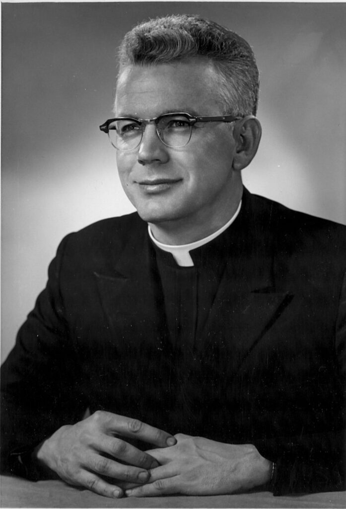 A 1966 photo of the Rev. Raymond Lavelle, when he was assistant pastor of St. Mary Parish in Lancaster. He died in 2015.