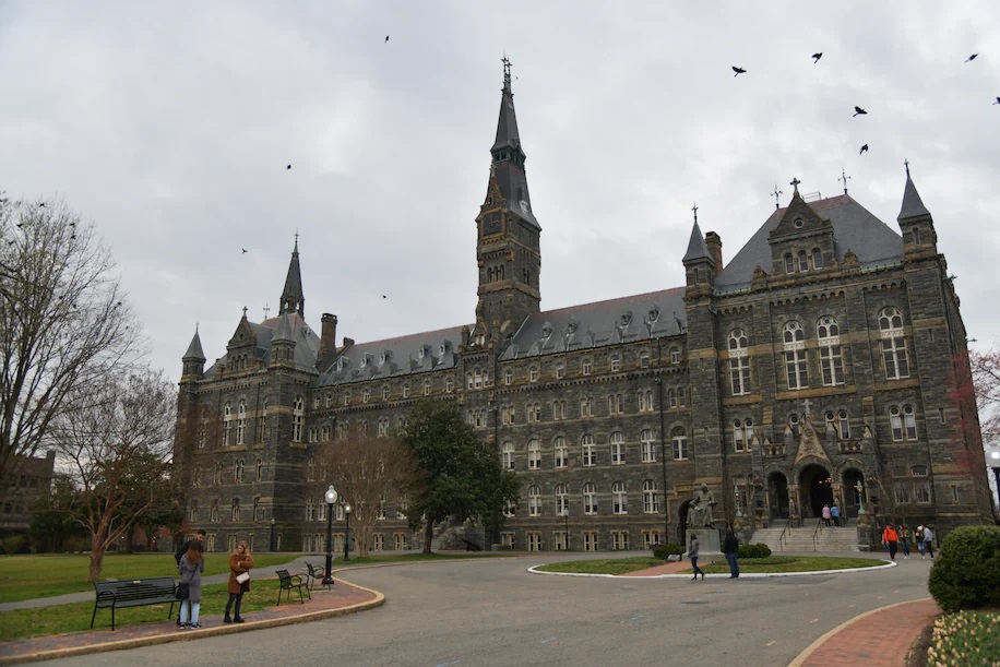 The main campus of Georgetown University. A former provost of the school has been accused of sexually assaulting students. (Marvin Joseph/The Washington Post)