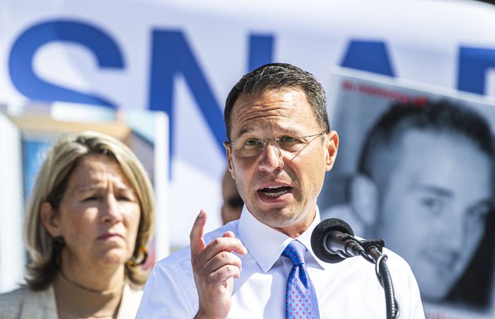 Pa. Attorney General Josh Shapiro speaks. Advocates and child sex abuse survivors gather on the Capitol steps for a statute of limitations rally. They are asking the Senate to immediately bring House Bill 951 to the Senate floor for a vote. September 20, 2021. Dan Gleiter | dgleiter@pennlive.com