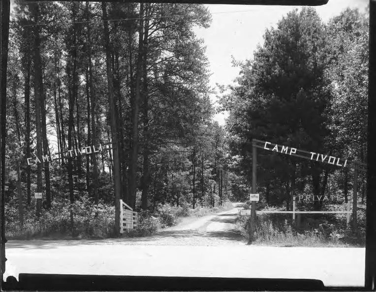 The entrance to Camp Tivoli. St. Norbert College