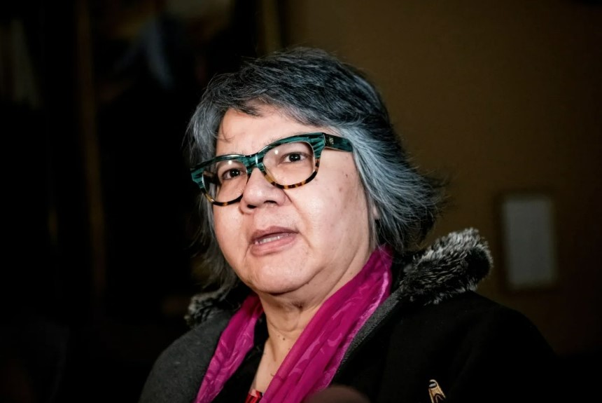 Assembly of First Nations National Chief RosAnne Archibald wants to see the Pope apologize in Canada for the Catholic Church's treatment of Indigenous people. (Christopher Katsarov / The Canadian Press)