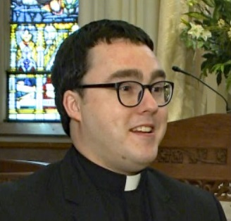 Father David Huneck speaks to WANE 15 in 2018.