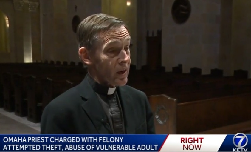 Fr. Michael F. Gutgsell when he was Chancellor of the Archdiocese of Omaha.