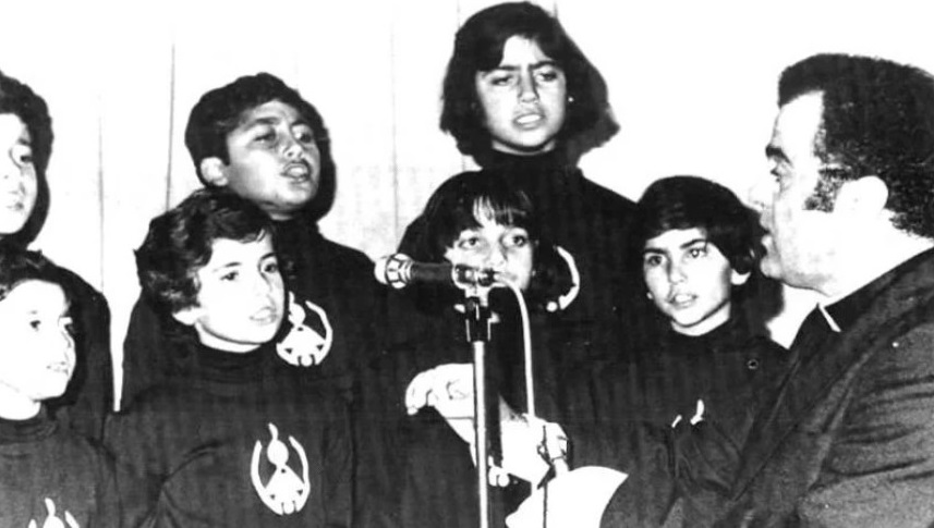 Mansour Labaky (here in 1978) wanted to launch a choir across Lebanon, like the Little Singers at the Cross of Wood. Archives L'Orient-Le Jour. Mansour Labaky (ici en 1978) voulait lancer, à travers tout le Liban, une chorale, à la manière des Petits chanteurs à la Croix de Bois. Archives L’Orient-Le Jour