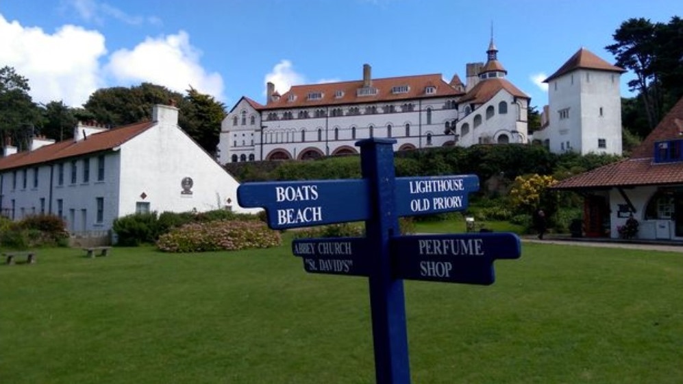 The Abbey on Caldey is popular with tourists and day trippers (Image: Western Mail)