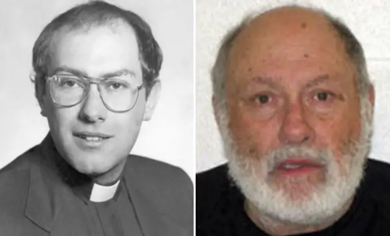 The Rev. Carmen Sita (left) changed his name to Gerald Howard (right). Photo Credit: Archdiocese of Newark / Missouri Department of Corrections