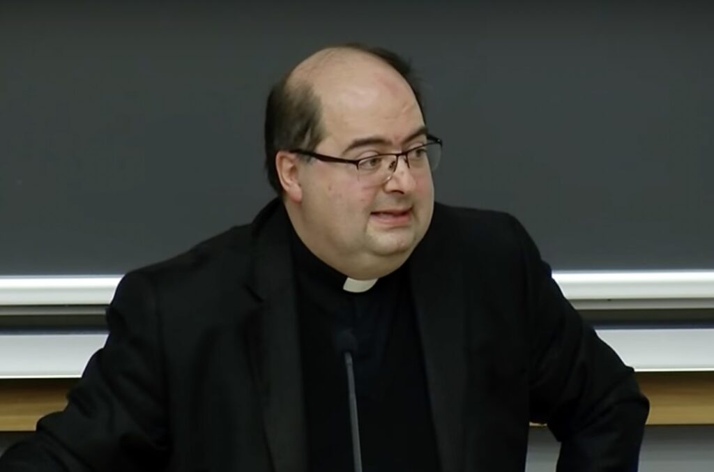 Archbishop Giacomo Morandi. Credit: Pontifical Gregorian University/YouTube