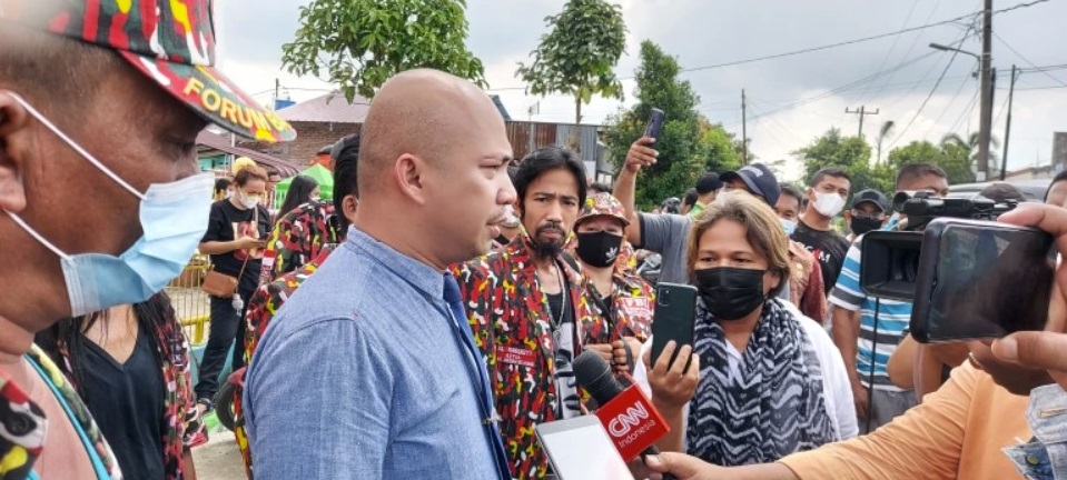 The families’ lawyer Ranto Sibarani is appealing the sentence as too lenient especially as Sitepu is only 37 [Aisyah Llewellyn / Al Jazeera]