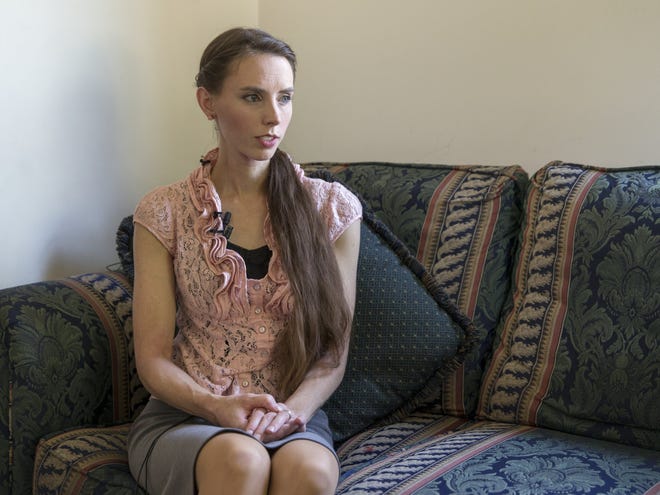 Rachael Denhollander was the first woman to publicly accuse Larry Nassar of sexual abuse. - Robert Scheer/Indy Star