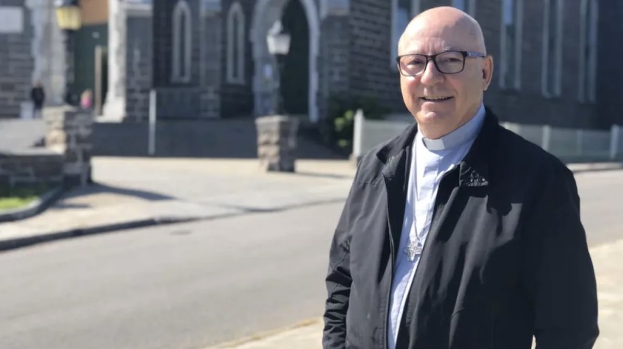 Bishop René Guay says he wants the Chicoutimi diocese to put 'exemplary restorative measures' in place. (Catherine Paradis)