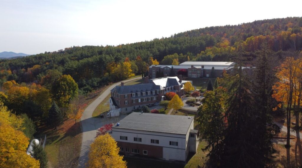 Former Immaculate Conception Apostolic School in Center Harbor [NH]. Photo by Damien Fisher.