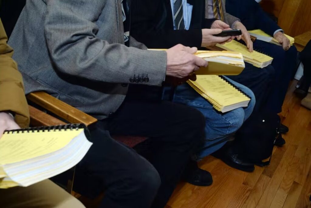 Some of the survivors of abuse at Mount Cashel wait for court proceedings to begin in St. John's, 2019. SaltWire Network file photo - SaltWire Network File Photo