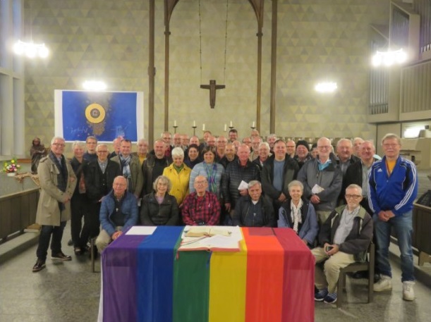 New Ways Ministry pilgrimages with a group of LGBTQ Catholics in Frankfurt, Germany (2019)