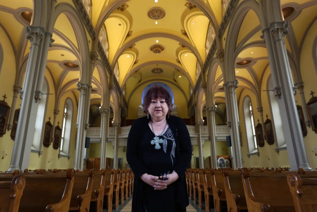 Rose-Alma McDonald at St. Columban Catholic Church, on March 23, in Cornwall, Ont. DAVE CHAN/THE GLOBE AND MAIL