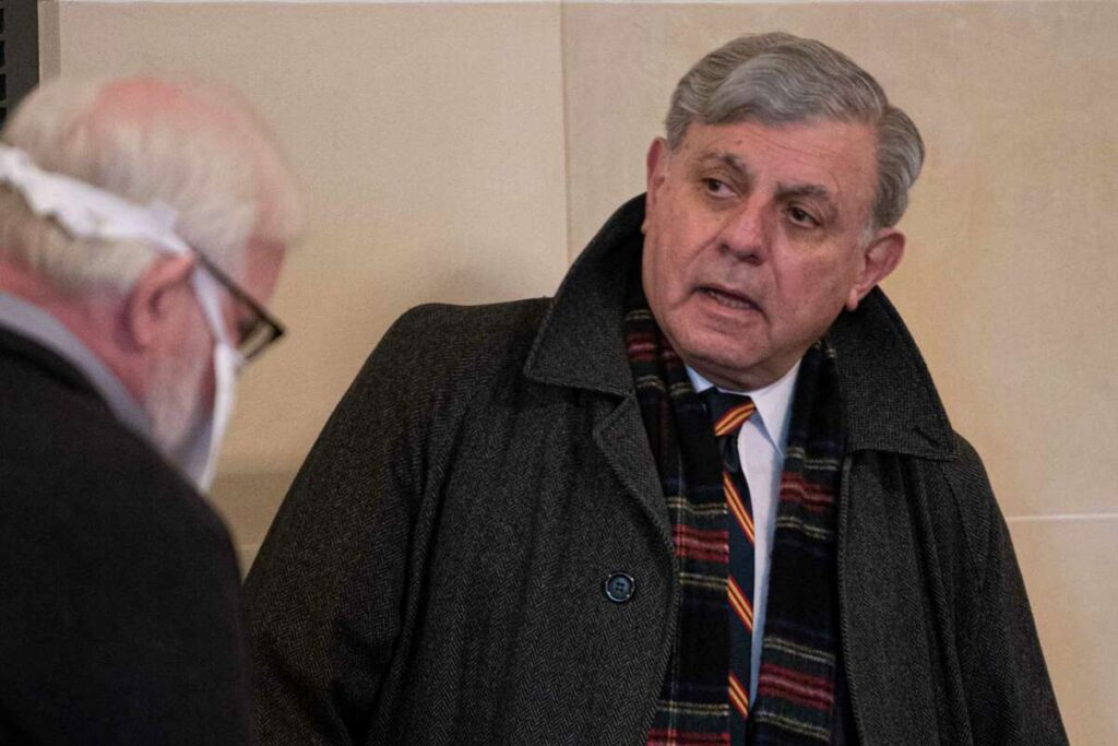 Michael Costello, right, is a longtime attorney for the Roman Catholic Diocese of Albany and has led its legal battles with hundreds of alleged victims of sexual abuse. Mark Haight, left, is a priest accused of sexually abusing multiple children over the course of years beginning in the 1970s. Lori Van Buren / Times Union