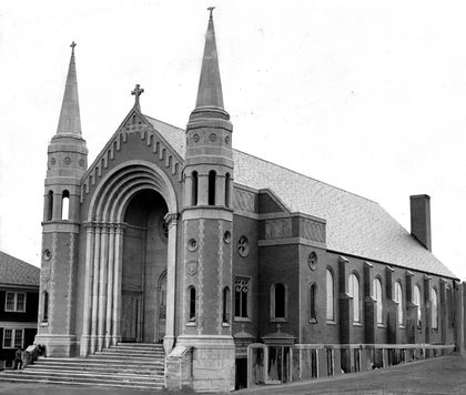 St. Brendan Church on Gallivan Boulevard in Dorchester. Globe Photographer / Globe Staff / Boston Globe