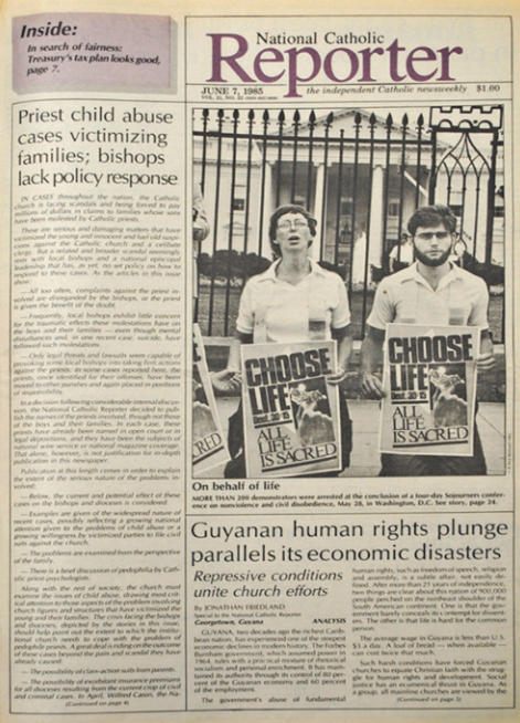 The cover of the June 7, 1985, issue of NCR