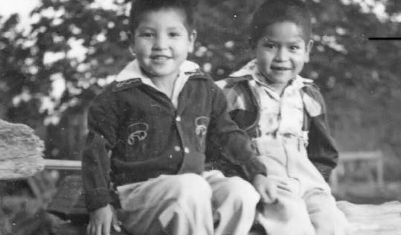 James and Tony can be counted among the many children abused by Catholic clergy at residential schools across Canada. They attended Kuper Island Residential School off the coast of British Columbia. (Submitted )