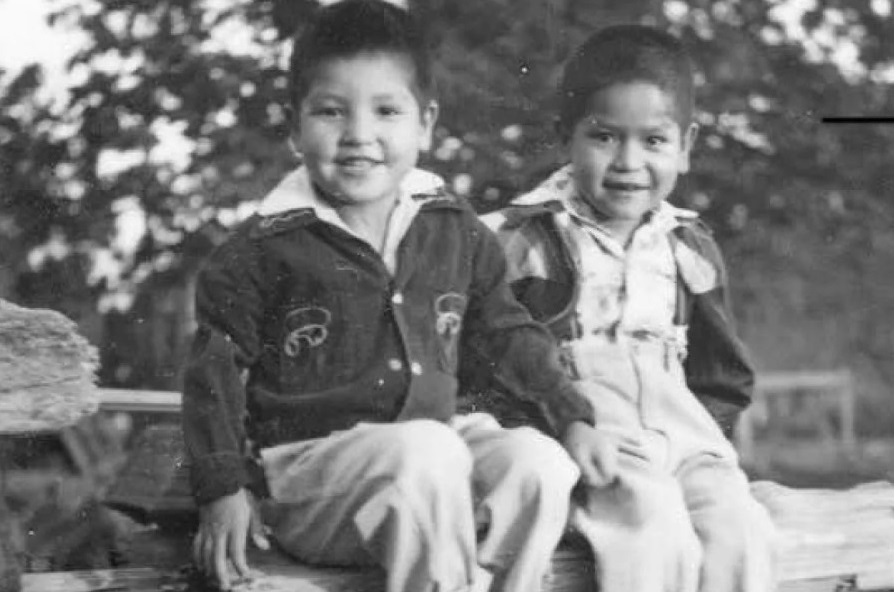 James and Tony can be counted among the many children abused by Catholic clergy at residential schools across Canada. They attended Kuper Island Residential School off the coast of British Columbia. (Submitted )