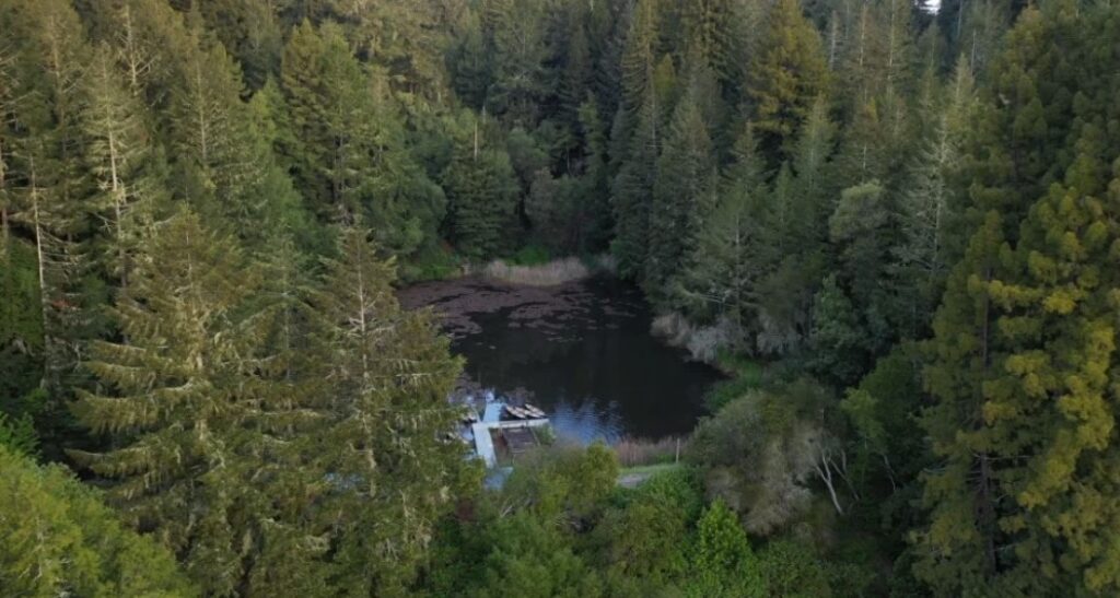 CYO Camp in Sonoma County as seen from the air in 2022.