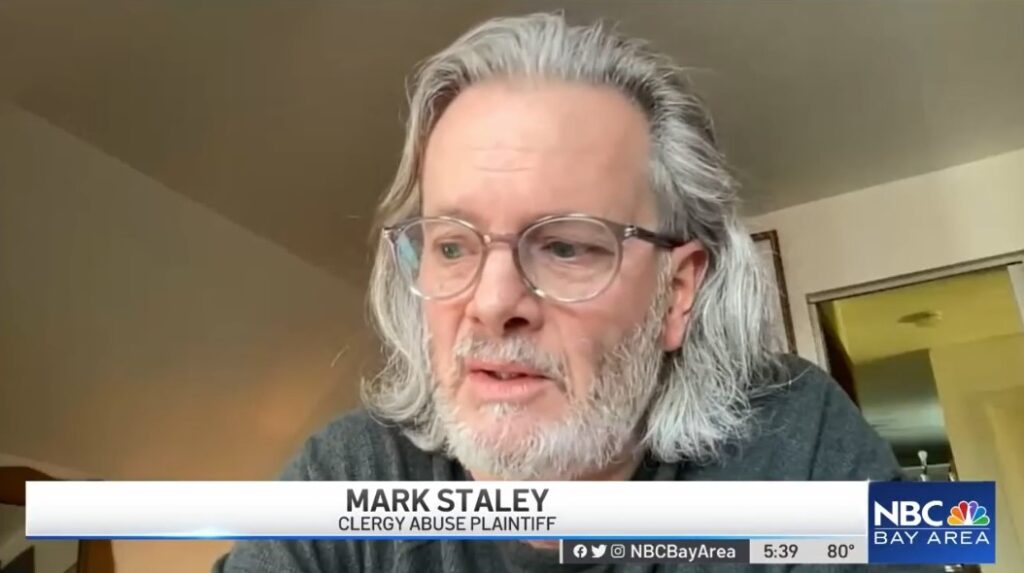 Survivor Mark Staley. Screen image.