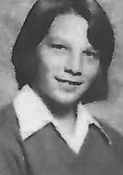 An old yearbook photo of survivor Rick Pfisterer.