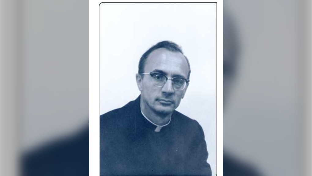 Father Arthur Masse, pictured in an undated image, has been charged with one count of indecent assault that allegedly occurred more than 50 years ago at a Manitoba residential school. (Source: Archives of the Historical Society of St. Boniface)