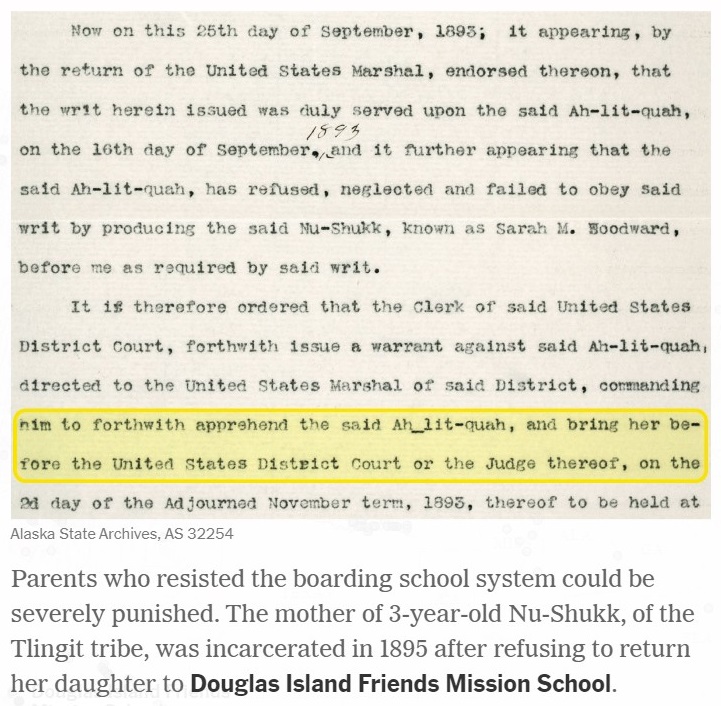 Introduction to War Against the Children: Douglas Island Friends Mission School report on mother incarcerated for refusing to return her daughter to the school