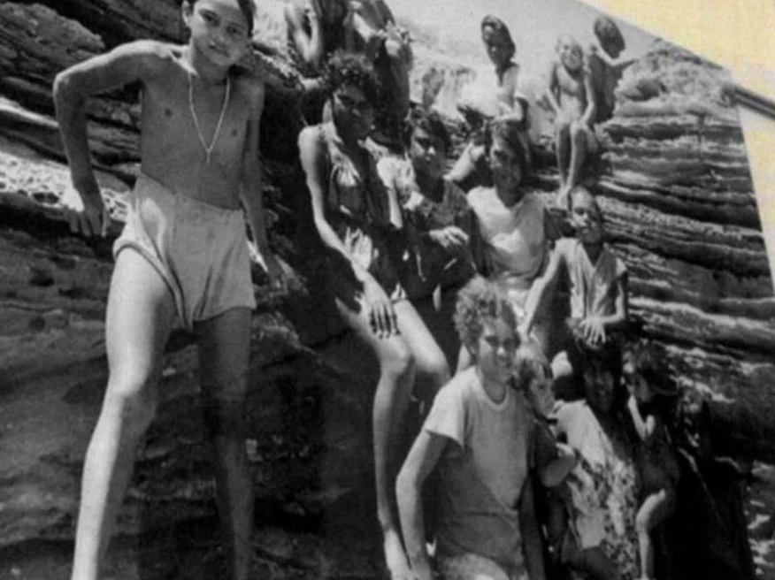 This image shows a young Patricia Jones, front and centre.