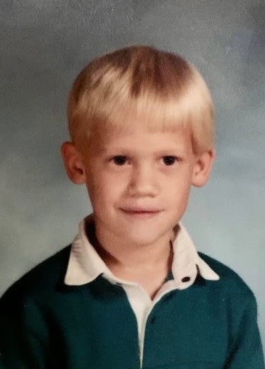 David Schappelle, shown here as an 8-year-old boy in 1985, says he is a survivor of child sexual abuse and rape by a Catholic priest when he was 9, in Gaithersburg, Maryland, which is part of the Washington D.C. Archdiocese.