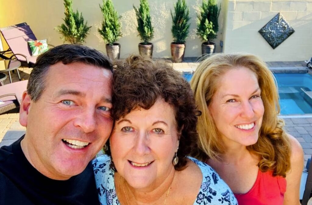 Paul Jan Zdunek with his mother, Carole Hines, and his wife, Cindy Lewis. (Courtesy of Paul Jan Zdunek)