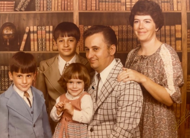 Michael Stano, left, with his siblings and parents in a family photo. Credit: Courtesy of Michael Stano