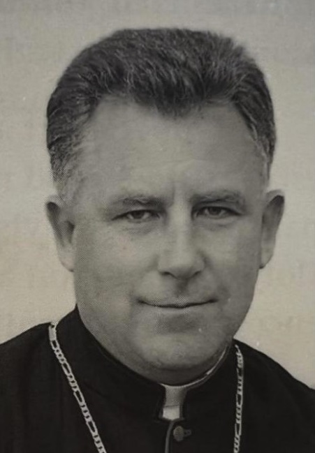 Cardinal John Dew as a priest in the 1970s.